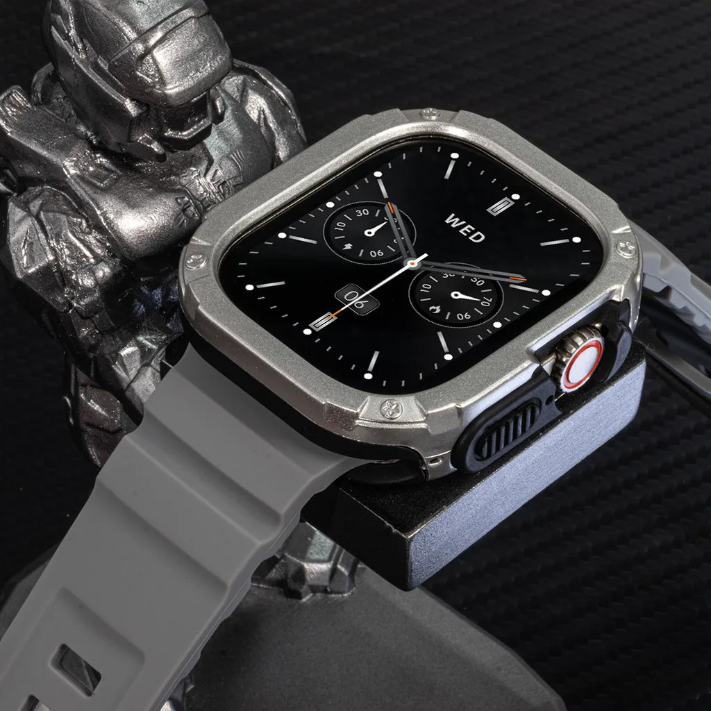 Sport Silicone Strap with TPU+PC Protective Bumper Case
