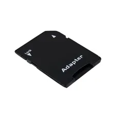 

Black Full Size 31*23*2mm Lockable to Protect Contents TF Card Reader Micro SD to SD Memory Card Adapter Converter