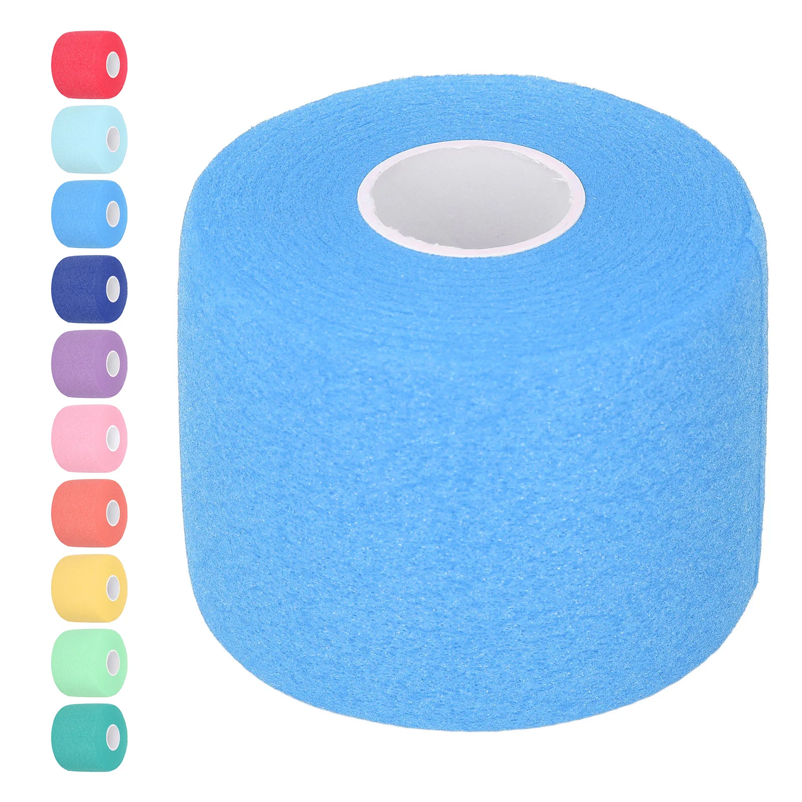 Badminton Grip Cushion Wrap 60mm Width 20m Length Shock Absorption Tennis Racket Grip Tape Backing Film