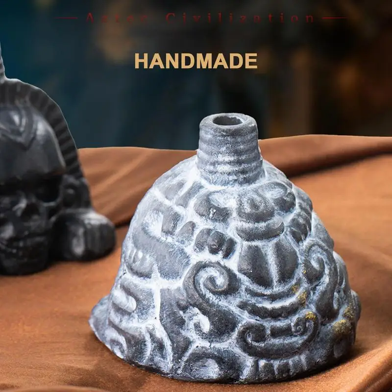 New Authentic Aztec Whistle Loud Spookys Aztec Scary Death Whistle Realistic Human Screaming Ghost War Skull Head