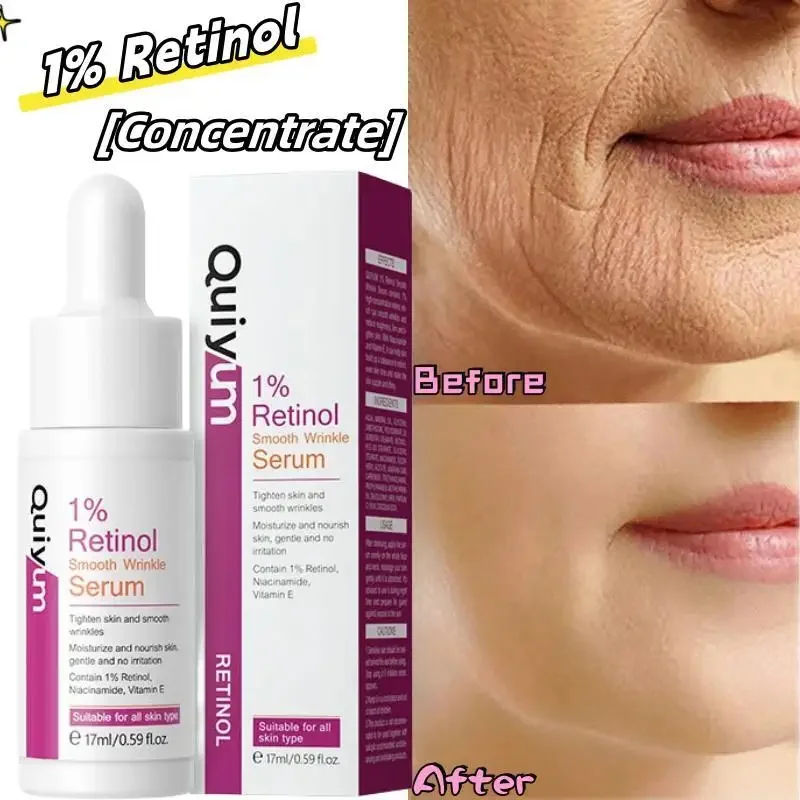 

Retinol Face Serum Instant Remove Face Fine Line Acne Faciales Moisturizing Whitening Anti-Aging Lift Slack Skin Care Products