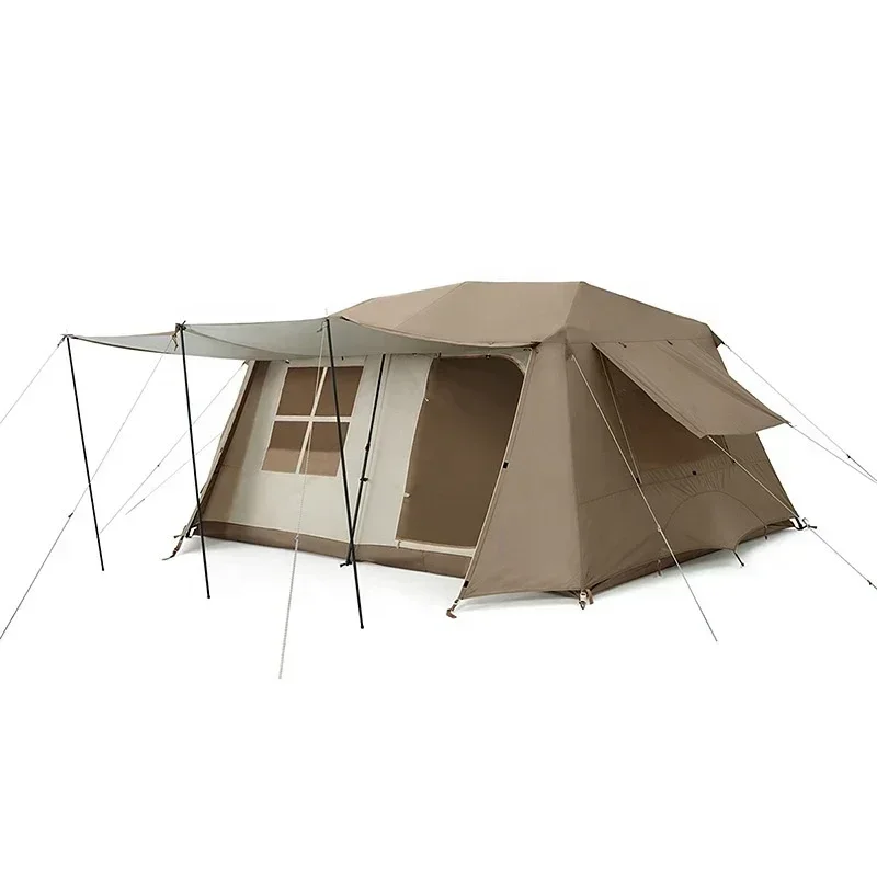 Outdoor Automatic Tent for 5-8 People 13㎡ Camping Hut Ridge Tent Space Large Gathering Waterproof camping tent portable tent