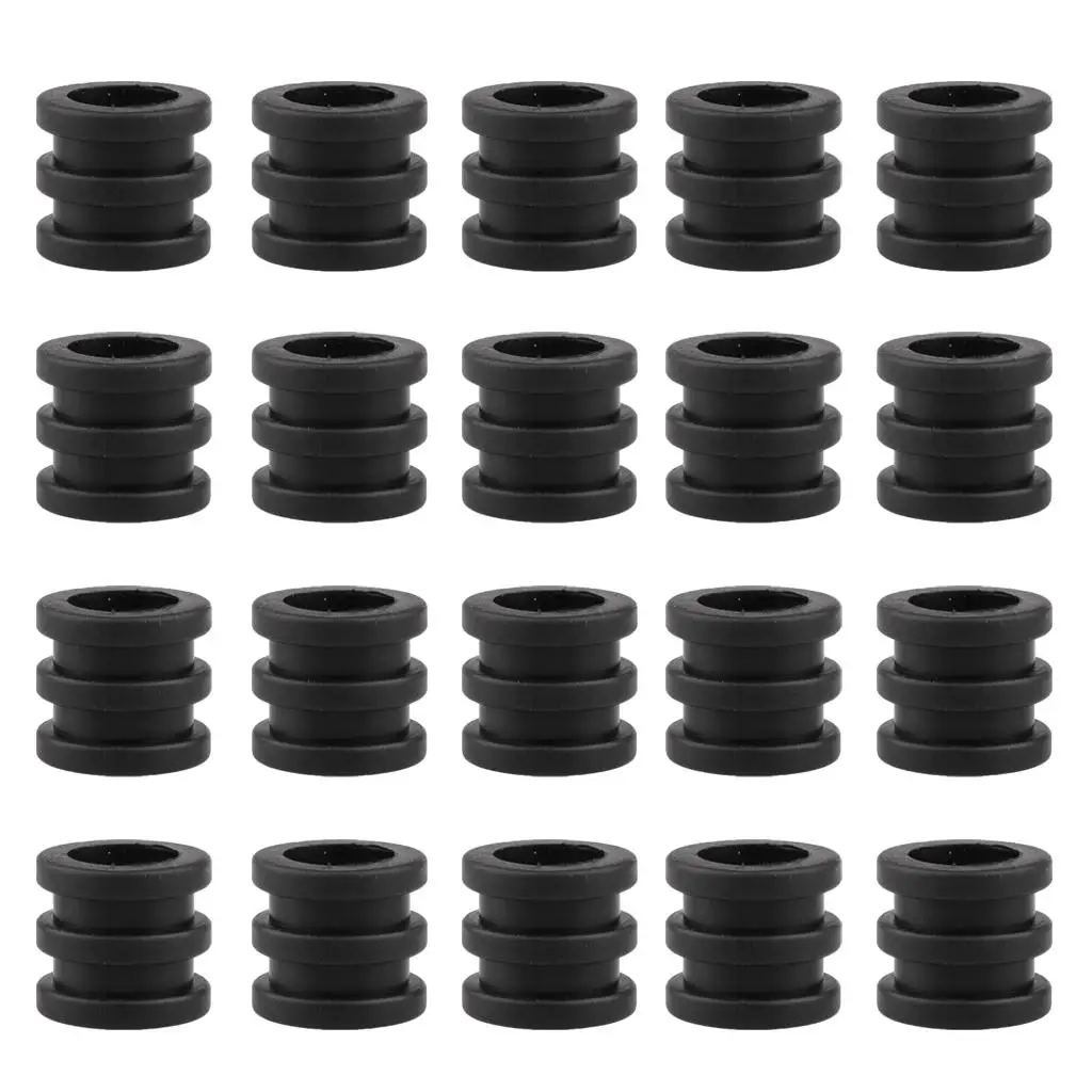 20 Pieces 16mm Foosball Rod Bumper er for Standard Fussball Table Soccer