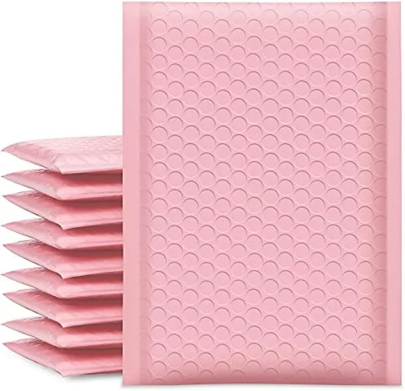 

Pink Self Poly Waterproof Lined Suppli Bubble Mailer Mailers Business Small Envelopes Seal Shockproof Padded