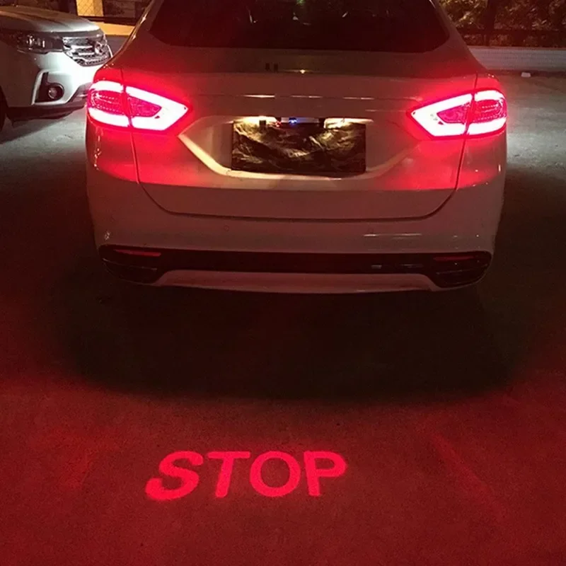 

Anti Collision Rear Car LED Laser Fog Light Auto Brake Parking Lamp LED Stop Signal Indicator Warning Light Car Styling