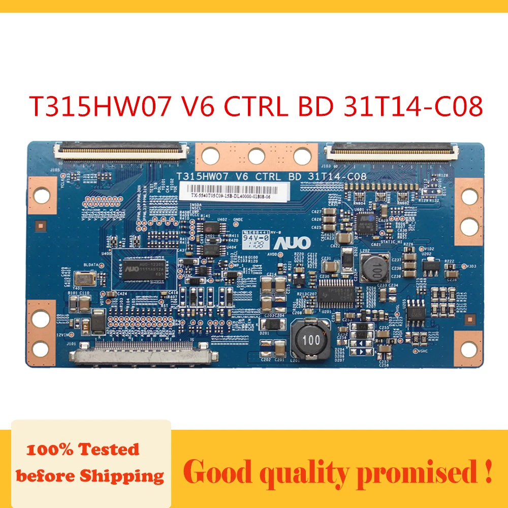 

Плата Tcon T315HW07 V6 CTRL BD 31T14-C08 для профессиональной телевизионной тестовой платы, Бесплатная доставка, плата T315HW07 V6 31T14-C08 T-con