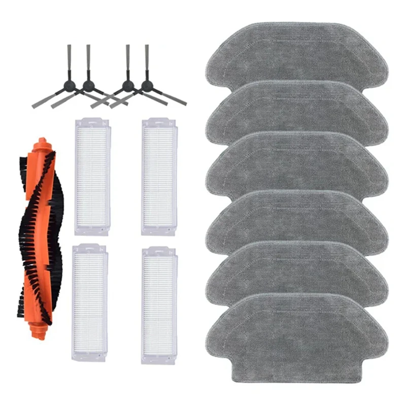 

Аксессуары для робота-пылесоса Xiaomi S10 S12 T12 B106GL/ Mop 2S XMSTJQR2S / 3C B106CN, швабра с фильтром и основной боковой щеткой