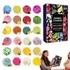 24pcs Shower Steamers Advent Calendar kit Aromatherapy Shower Bombs Self Care and Relaxation Stress Relief Bath Bombs 2