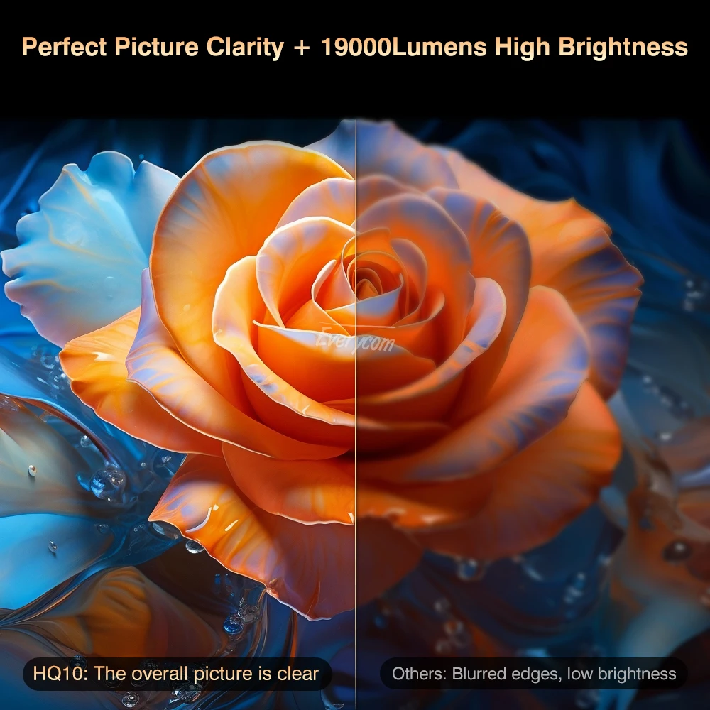 جهاز عرض Everycom HQ10W عالي الدقة يعمل بنظام أندر...