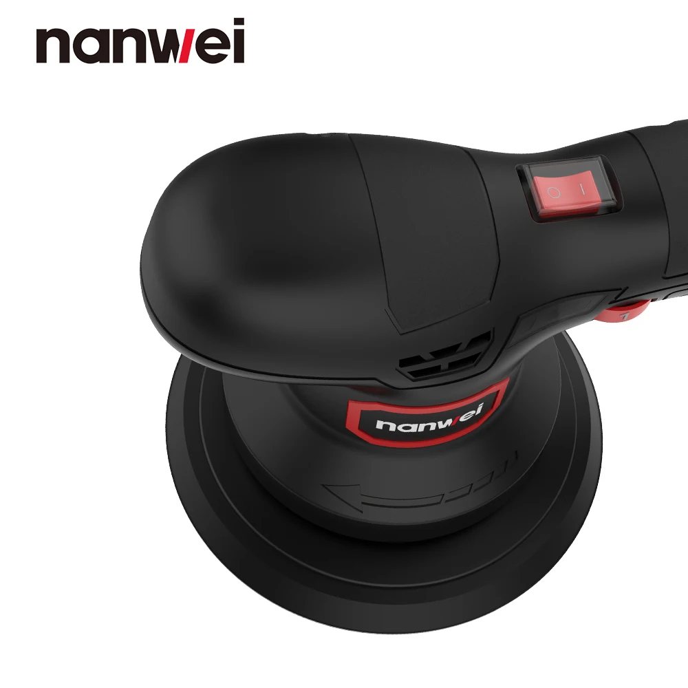 NANWEI 12V Mini Li-ion Polishing Machine Waxing Machine Vibrating Range 8mm 6 Speed Type-C Charging Interface