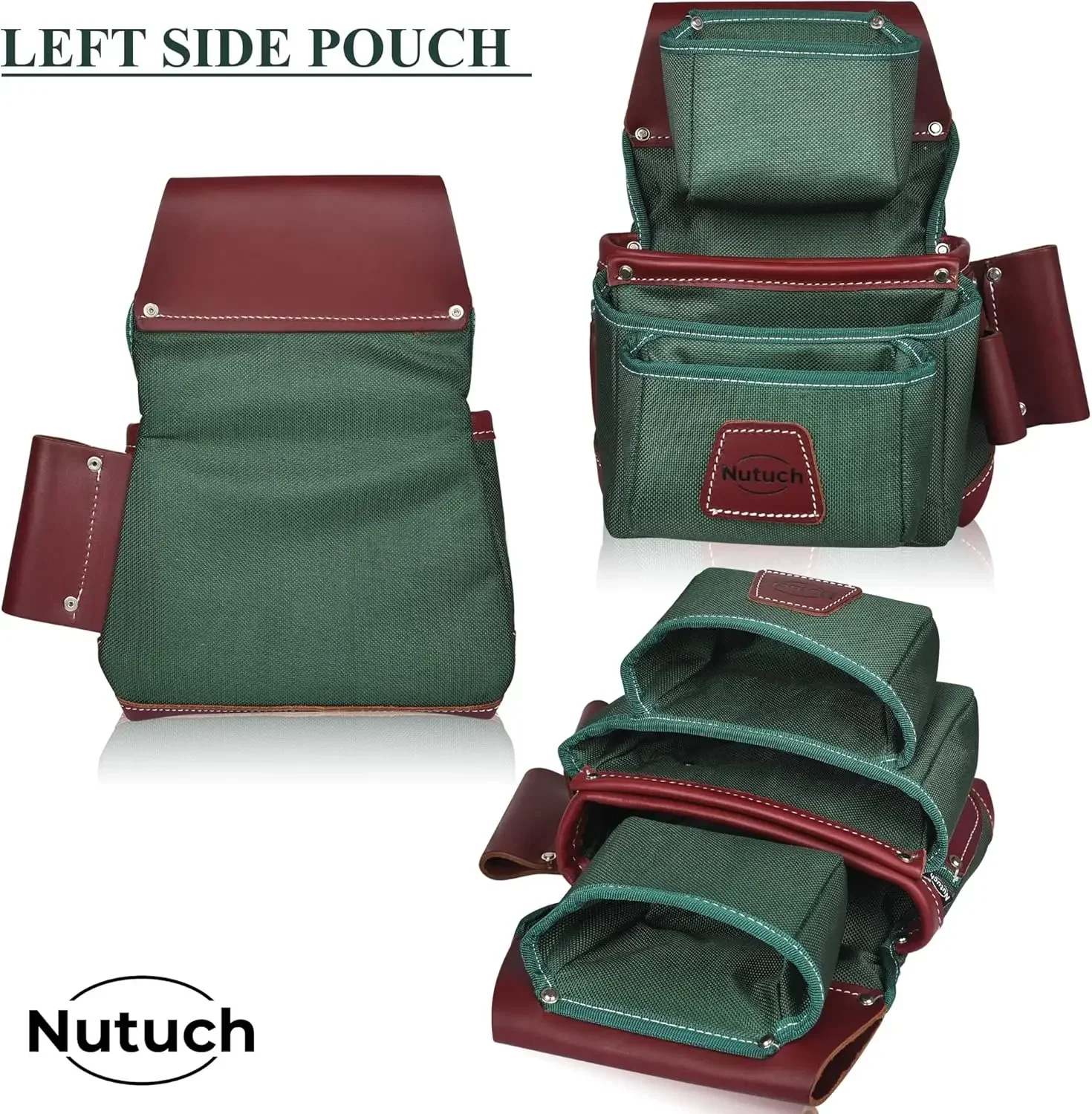and Leather Belt Nylon lPouch Carpenter Belt Construction Framers Electrician  Belts Drywall 5
