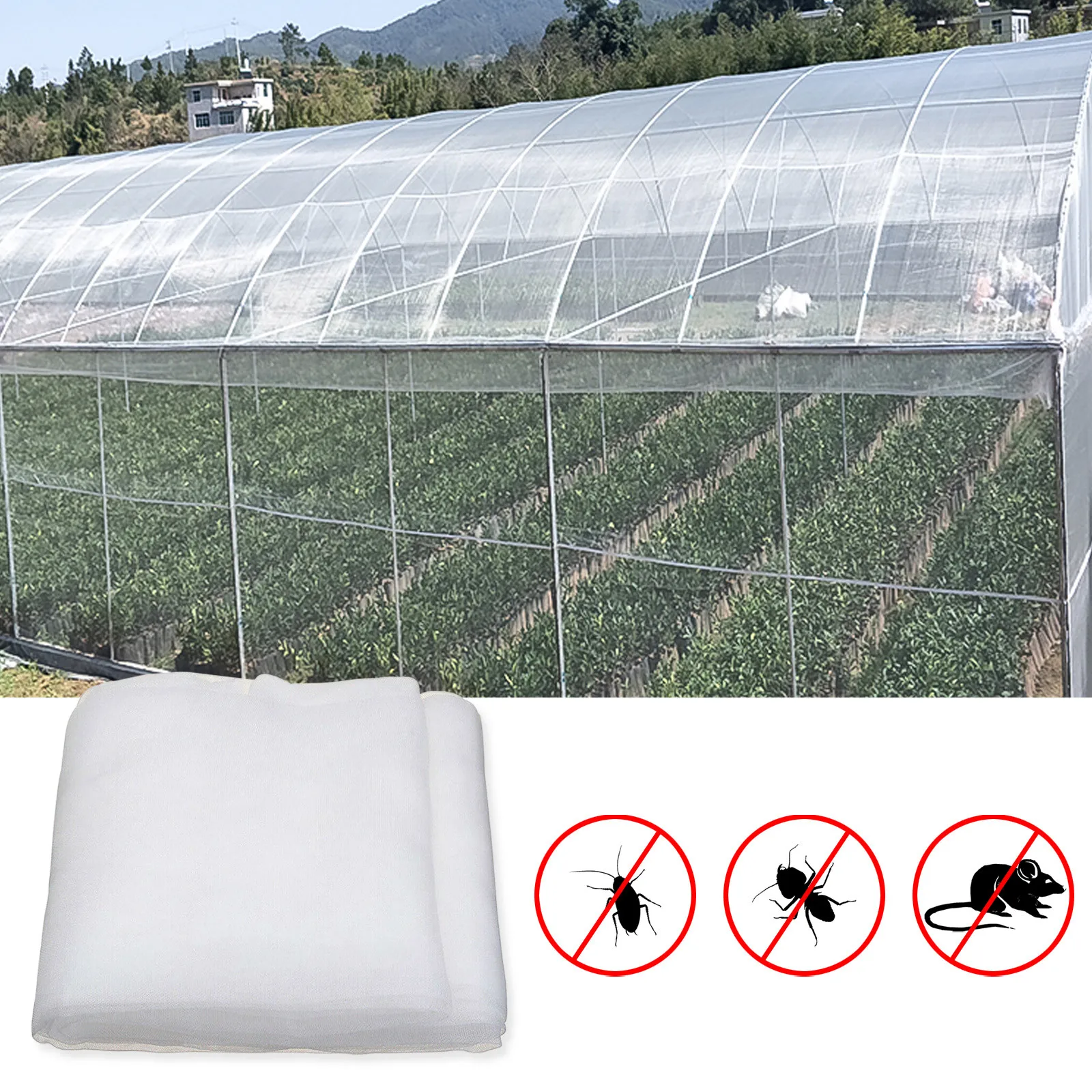 

Vegetable Insect-proof Net Cover Agricultural Thick-resistant Net Vegetables Crops Plant Mesh Bird Net Insect Animal Garden