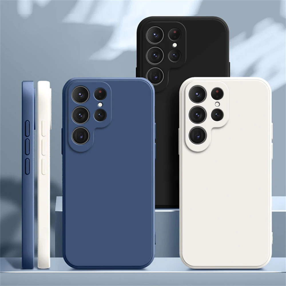 Classic Shockproof Liquid Silicone Phone Case - Enhanced Protection and Style