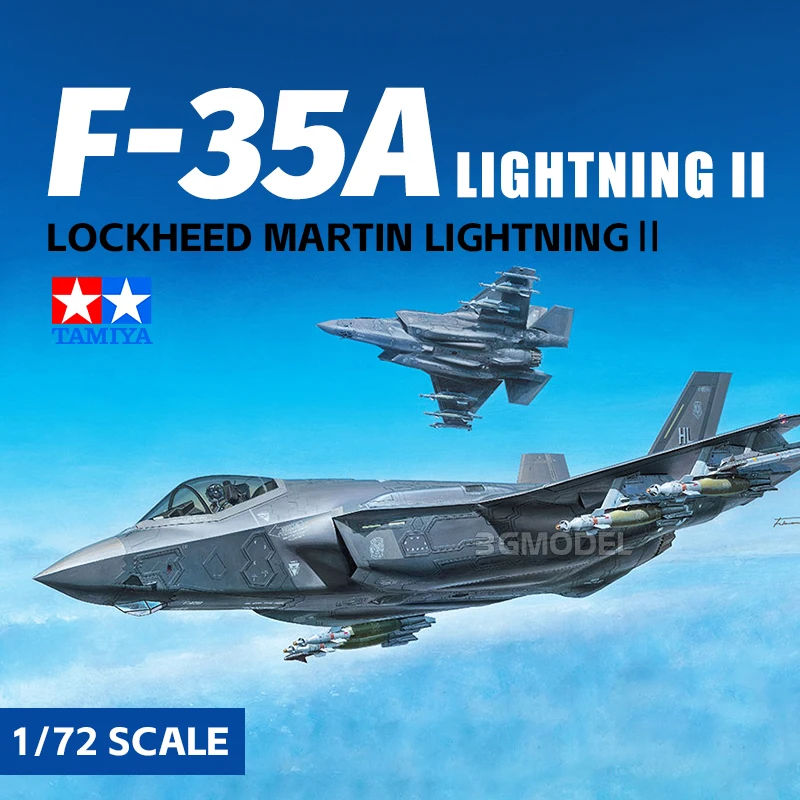 

TAMIYA military assembled aircraft model kit 60792 American F-35A Lightning II fighter 1/72