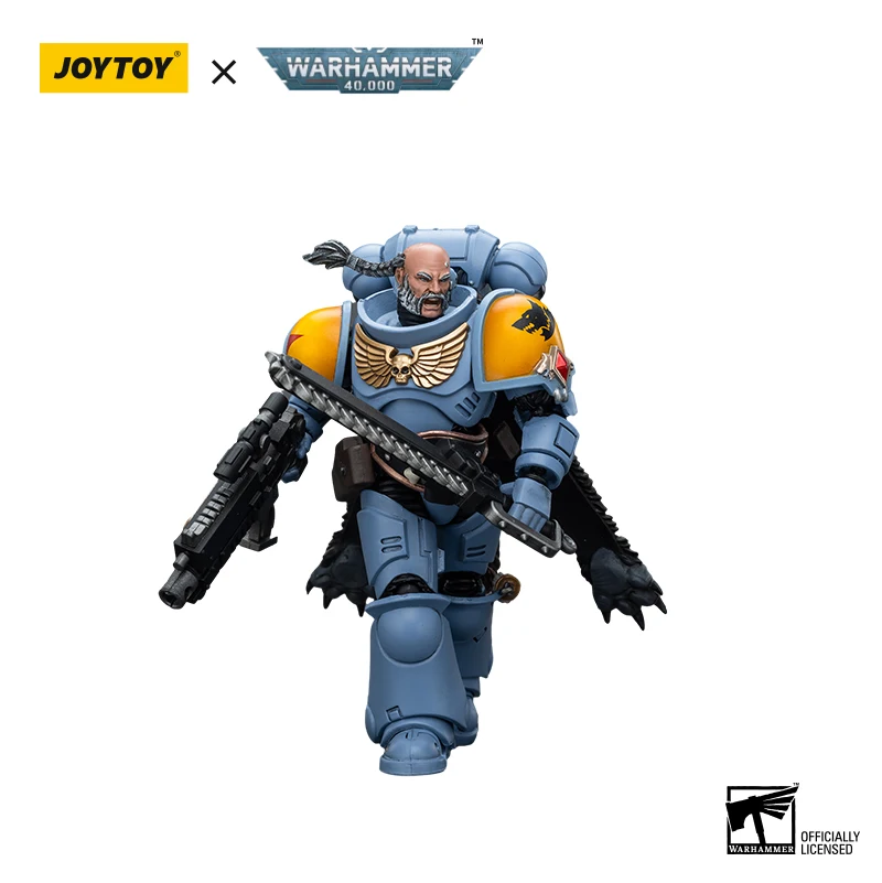 [재고 있음] JOY TOY 1/18 워해머 40K 액션 피규어 스페이스 마린 스페이스 울브스 클로 팩 5PCS 애니메이션 컬렉션 군사 모델