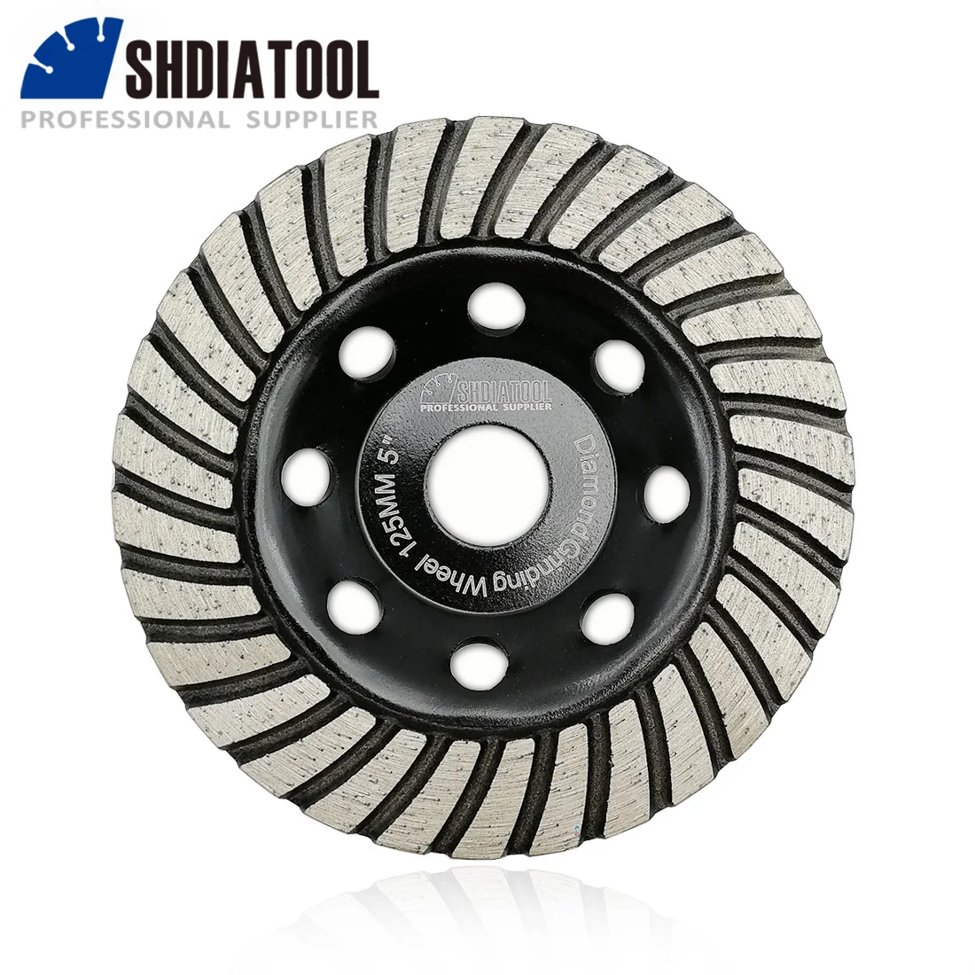 1pc 5inch Diamond Turbo Row Grinding Cup Wheel 125mm For concrete Masonry construction mater