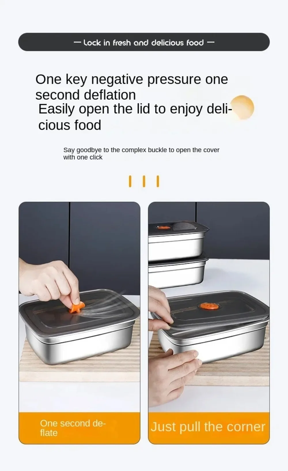 Stainless Steel Bento Box Image 9