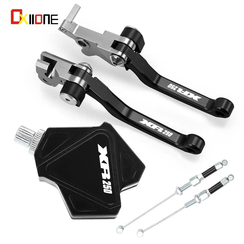 

For HONDA XR250 MOTARD 1995-2007 2006 Motocross Foldable Pivot Brake Clutch Levers Dirt Bike Stunt Clutch Easy Pull Cable System