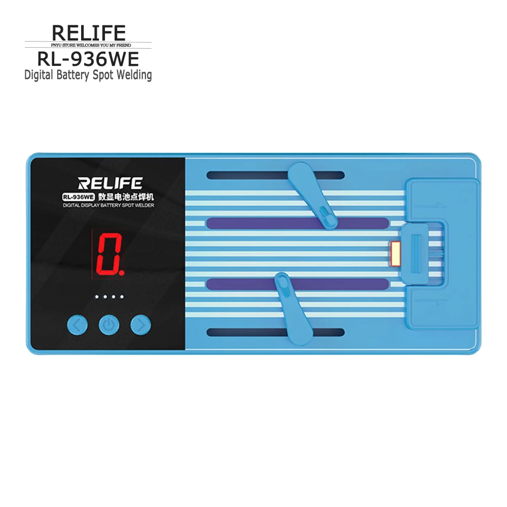 

Battery Spot Welding Machine RELIFE RL-936WE Digital Display 6 Speed USB Type-C Dual Mode Output for Phone Computer Repair Tool