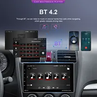 Autoradio Camecho 1 Din 2+64G Écran rotatif 9'' CarPlay sans fil Android Auto GPS Stéréo Bluetooth Wifi Lecteur multimédia 5