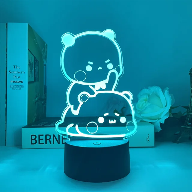 Luz Nocturna Para Niños, Regalo De Panda, Bonita Luz Led Par