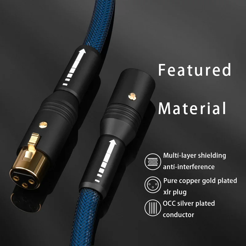   HiFi XLR ̺ 3  2XLR 뷱 -    ִ̺   OCC ǹ  ھ