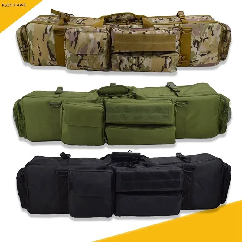 M249 Military Training Air Gun Rifle Case Outdoor Sports Tactical Gun Bag Nylon Hunting Carrying Equipment Protective Case