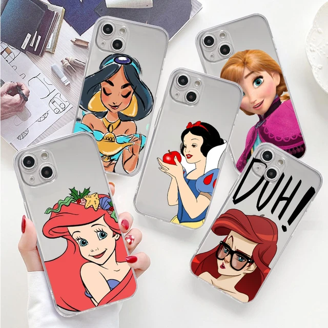 DISNEY-Coque Arrière Souple à Paillettes de Luxe pour Femme, iPhone 13 12  Mini 11 Pro Max X Poly XS 7 8 Plus - AliExpress