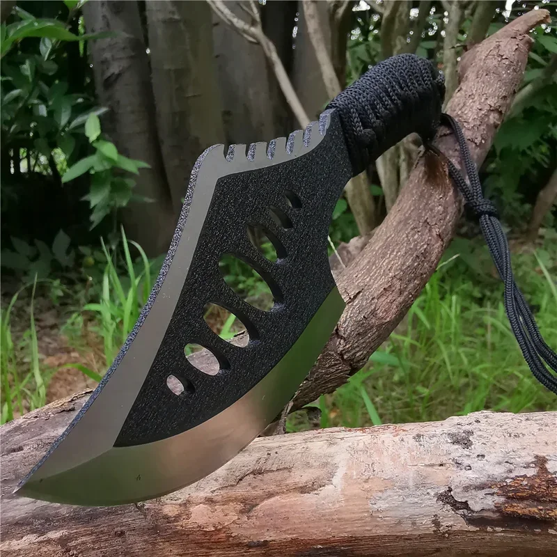 

Portable Tomahawk, outdoor jungle camping bone machete, multifunctional life-saving tool, non-slip handle, stainless steel blade