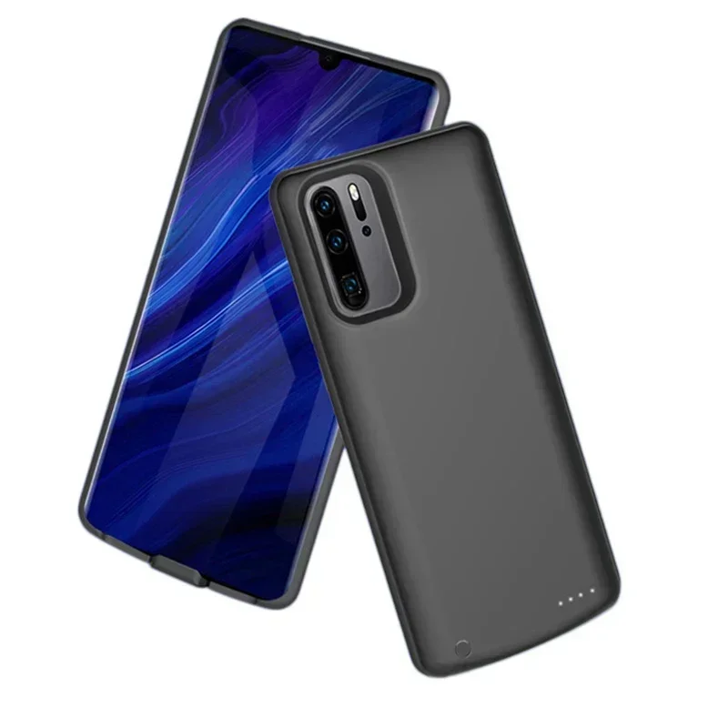 외부 백업 배터리 충전기 케이스, 화웨이 P30 프로용 보조배터리 충전 커버 케이스, 6500 mAh, 6800mAh