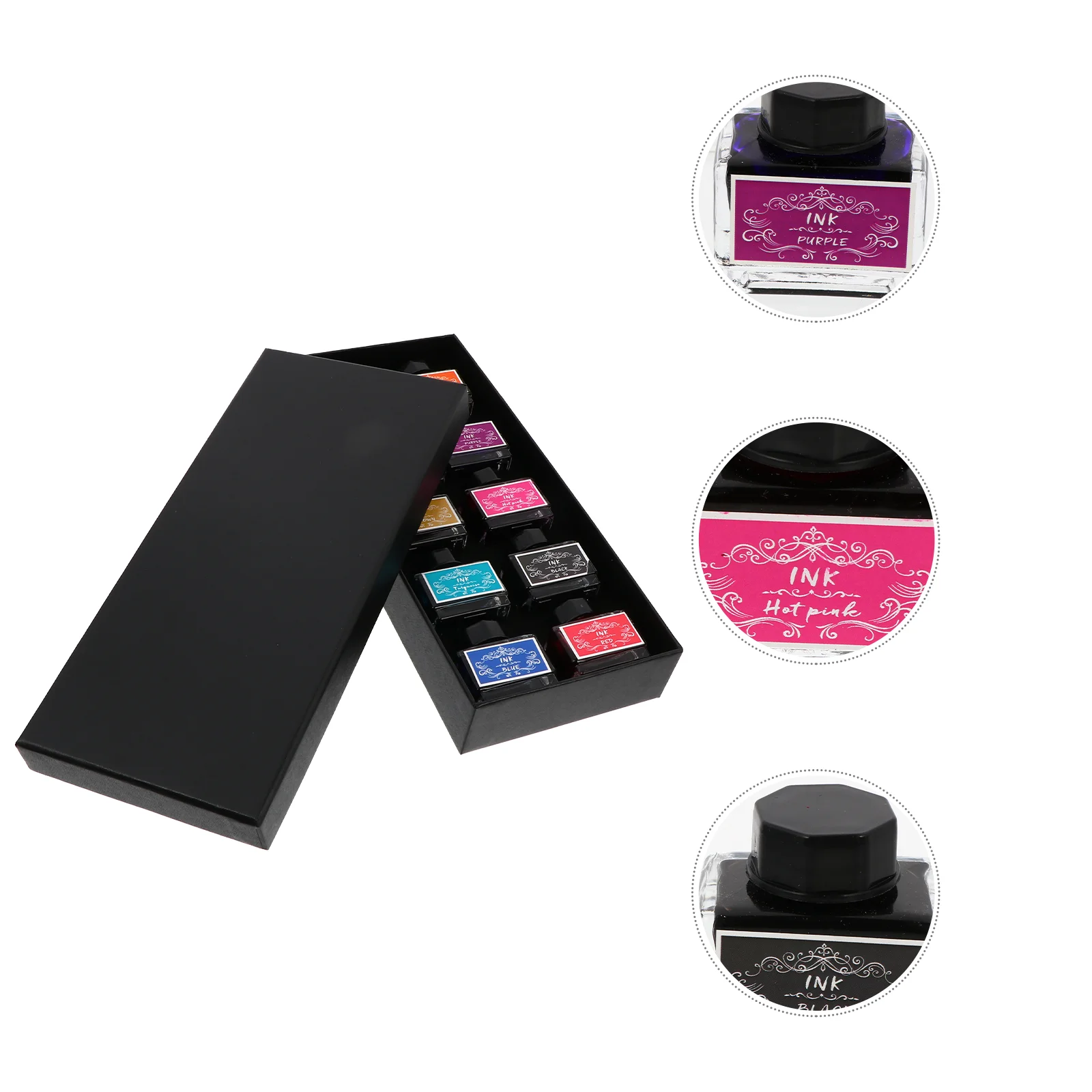 

10 Bottles of Colorful Quill Ink Set Calligraphy Supply Creative Birthday Gift