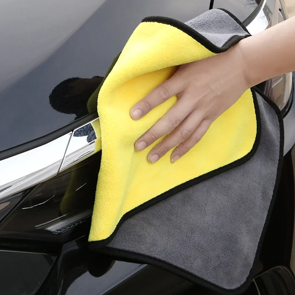 Large Car Cleaning Towel Super Absorbent Thickened Soft Drying Washing Cloths Auto Detailing Microfiber Towels Cleaner Tools