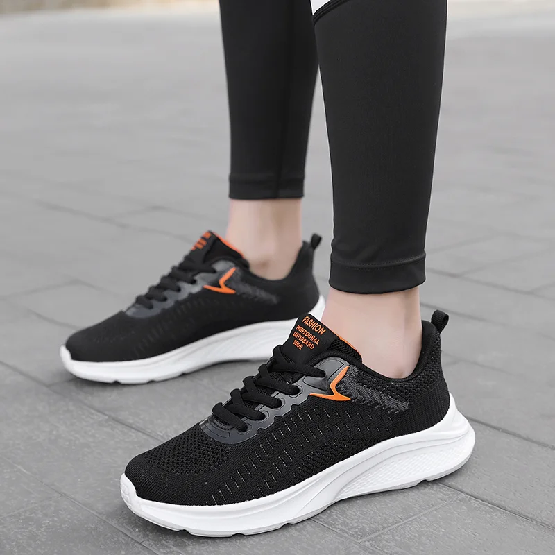 

Женские повседневные кроссовки, летняя дышащая сетчатая обувь на шнуровке, Женская прогулочная обувь, женская обувь для тенниса на плоской платформе