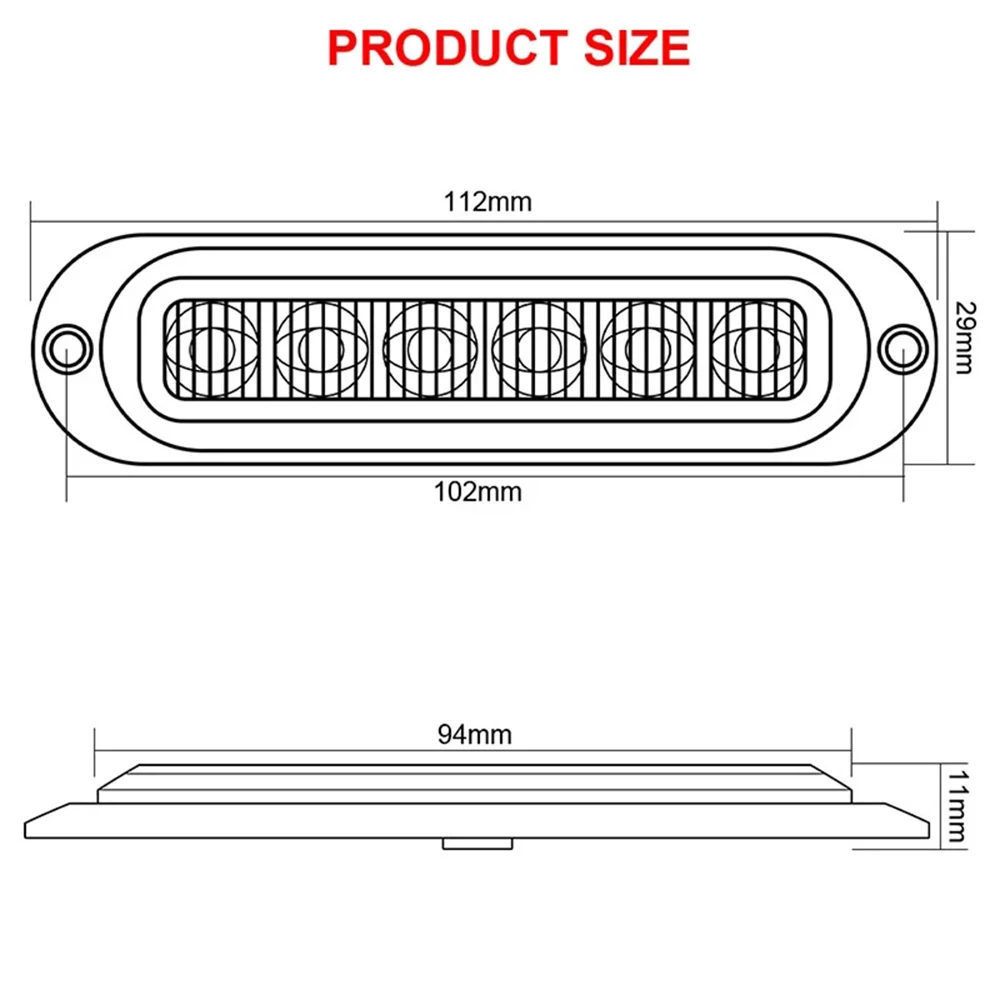 ܺ  Ŀ  Ŭ ,  õ, ڵ Ʈ ƮϷ, RV θ ĳ, 4, 6, 8, 10x6 LED, 12V -24V