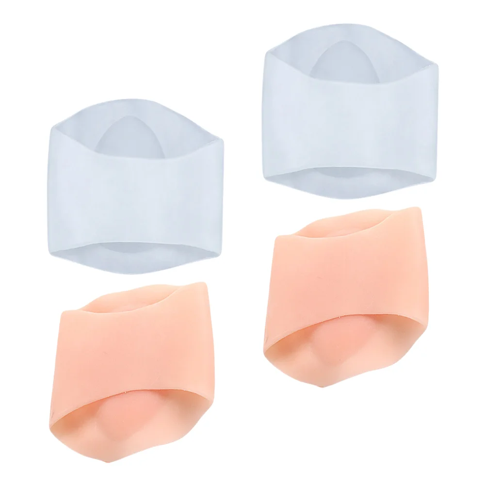 2 Pairs Silicone Arch Support Flat Foot Sole Brace Shoe Inserts Orthotics Massage Pad Sticker