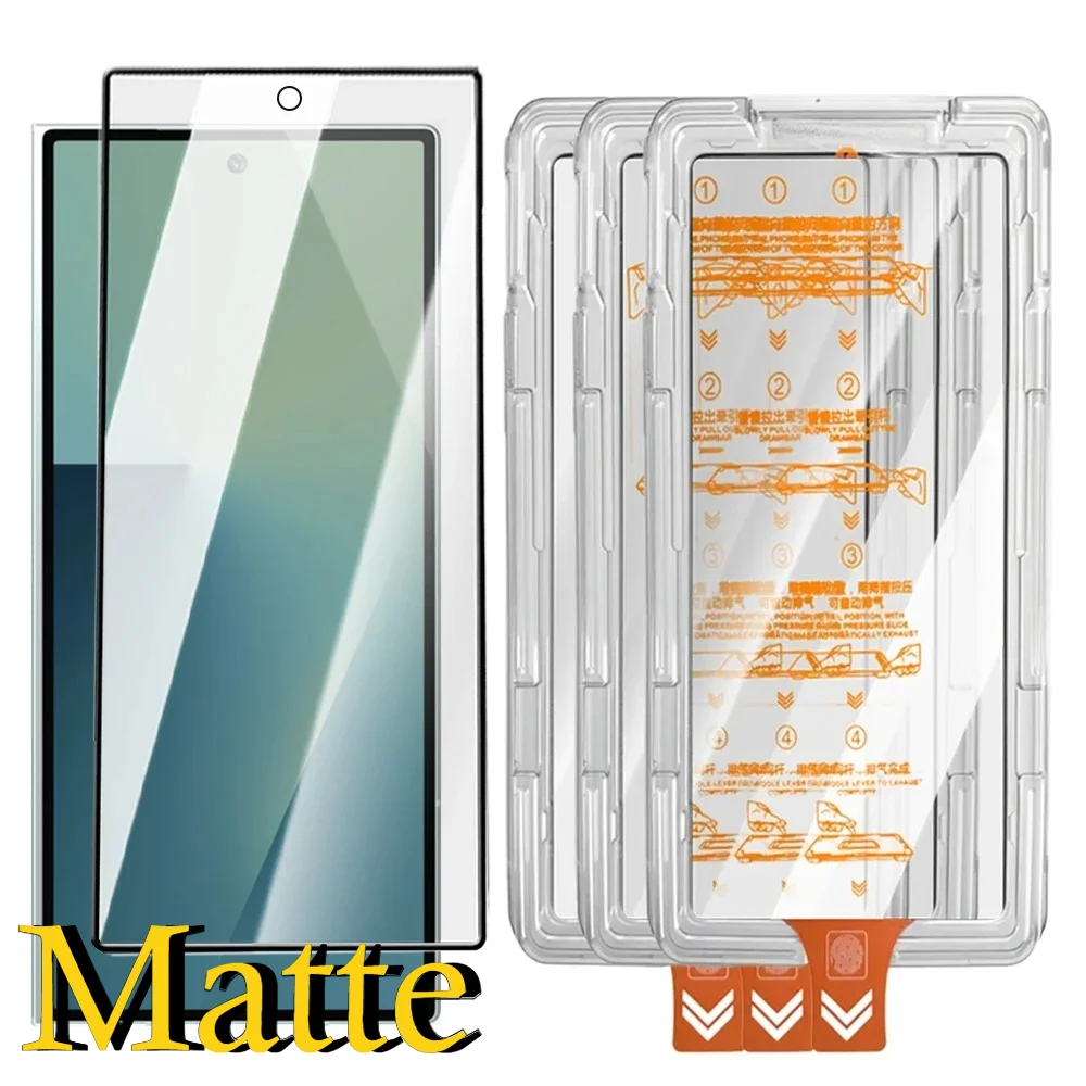 Matte Dust-Free Easy Installation Premium Tempered Glass Screen Protector (1-3 Pack)