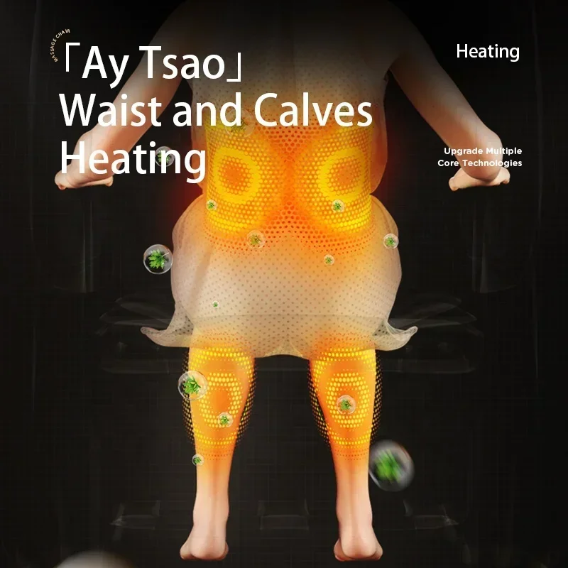 Massage Chair Electric Heating Kneading Luxury Zero Gravity Recliner HiFi Music Airbag full body 4