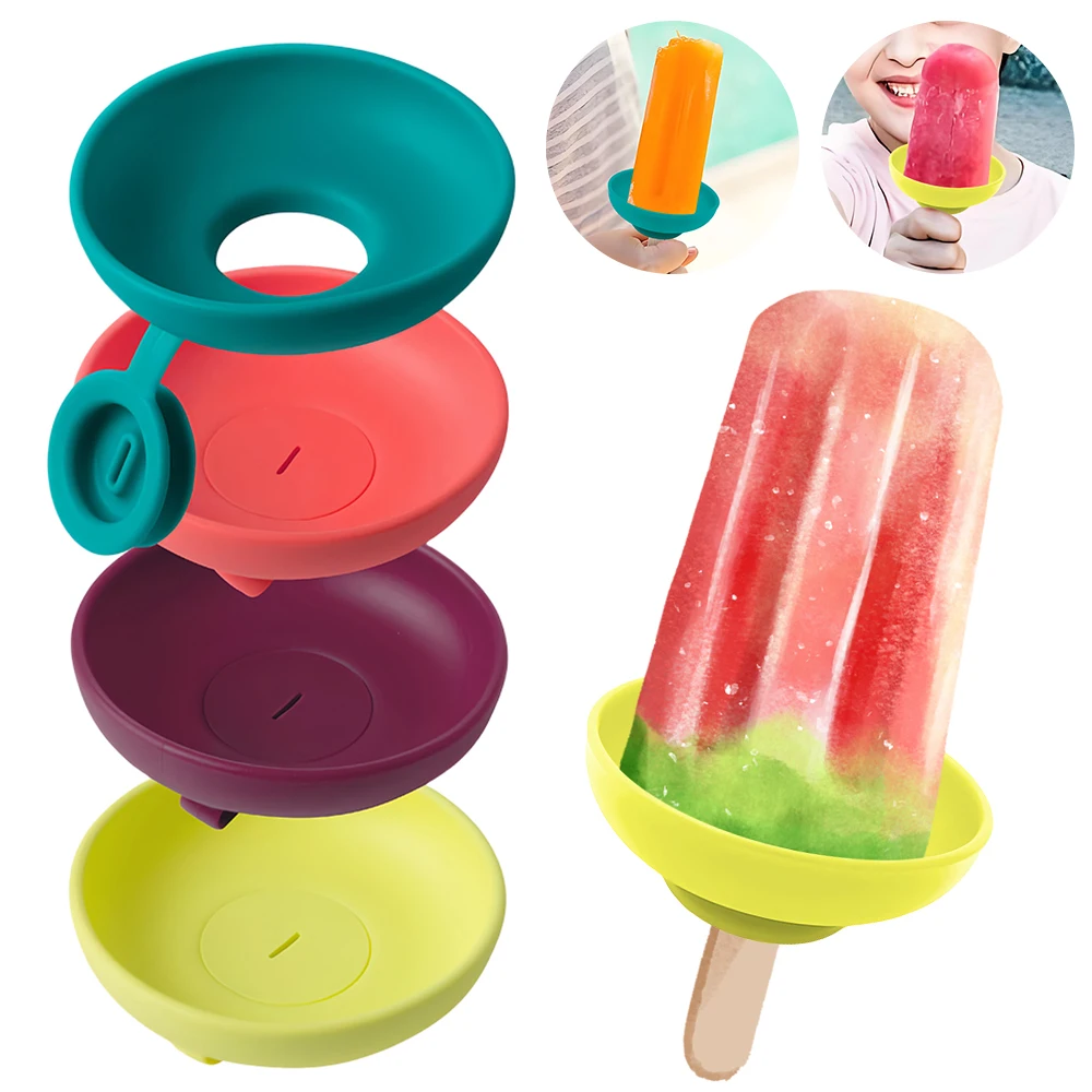 Popsicle Rack Drip-Proof Silicone Drip Free Reusable Mess-Free for Kids Ice Cream