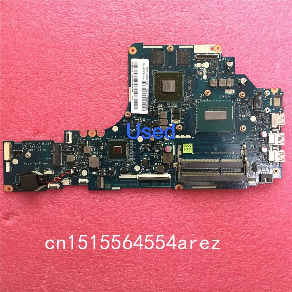 Scheda Madre Usata Per Laptop Lenovo Y50-70 I5-4210H Cpu 4G Mainboard N16P-Gx-A2 Muslimah