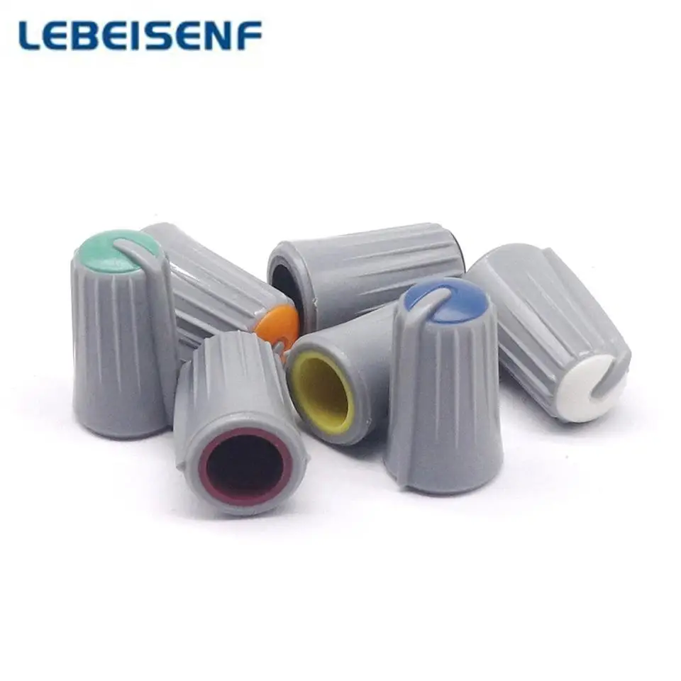 60 Pz Per Mackie 1604-Vlz3 1402-Vlz3 Mixer Potenziometro Manopola Tappo D Foro/Mezzo Asse Potenziometro Rotativo Fader Manopole Caps