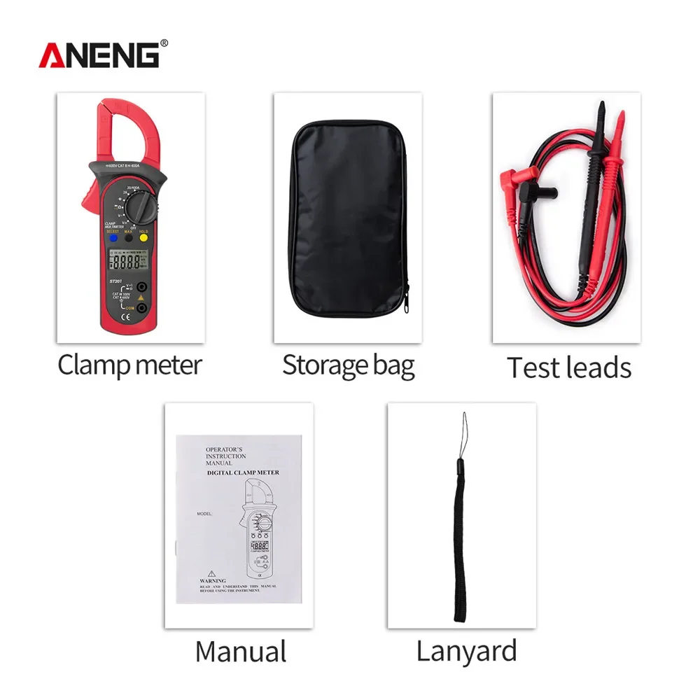 ANENG ST201  Ŭ Ƽ   ׽, AC DC Ŭ  Ʈ ׽, а D  Lcr 跮
