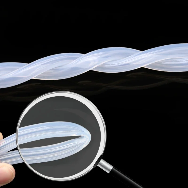 Silicone Tube 1 Meter ID 0.5 1 2 3 4 5 6 7 8 9 10 12 14 mm Flexible Rubber Hose Food Grade Soft Drink Pipe Water Connector
