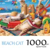 1000 Pieces BEACH CAT Jigsaw Puzzles for Adults Home Decor Games Family Fun Floor Puzzles Educational Toys for Kids 1