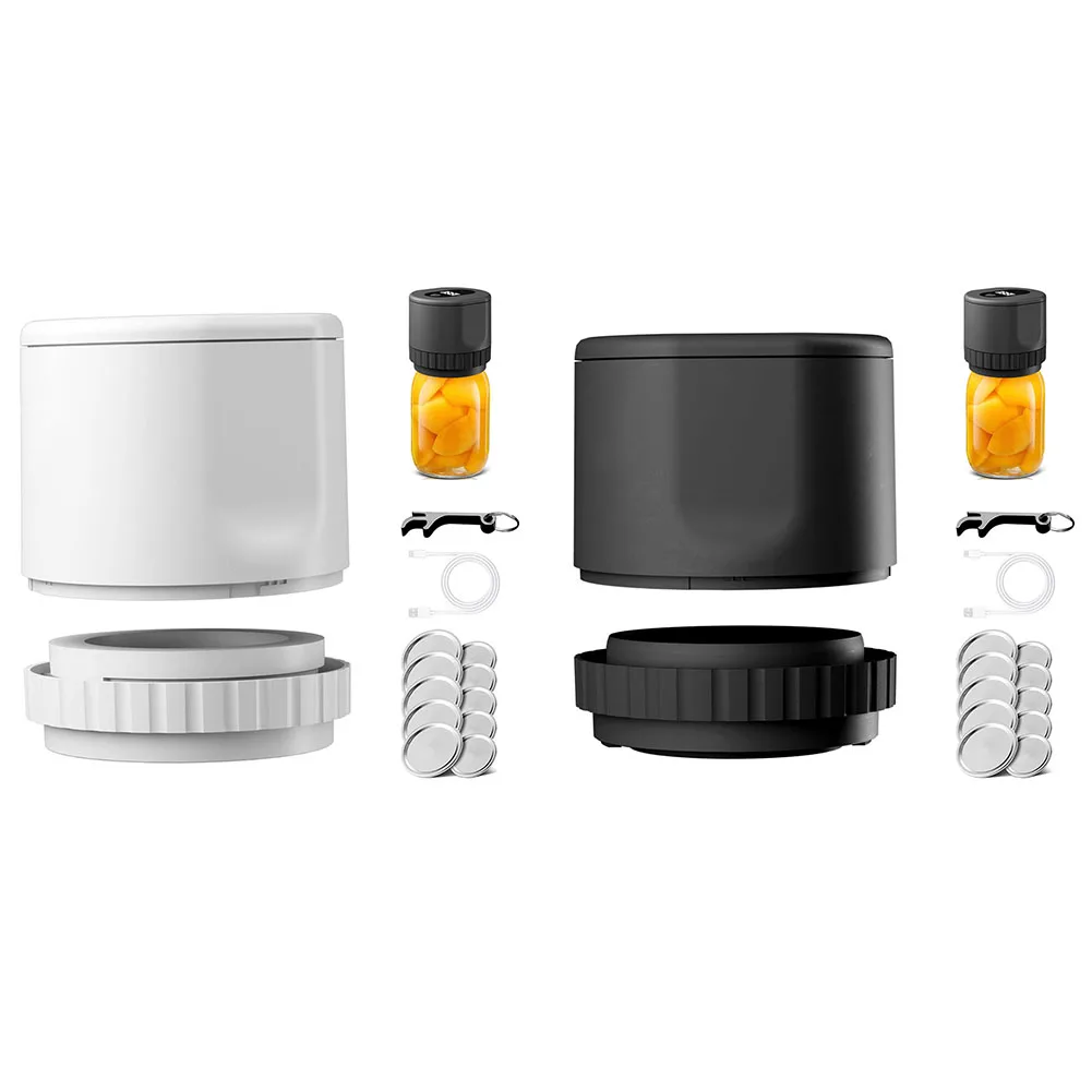 

Набор для вакуумной герметизации банок, компактный Автоматический вакуумный упаковщик с USB-зарядкой и электрическим резервуаром