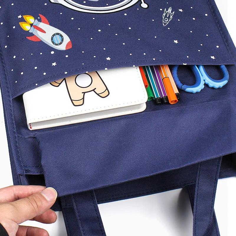 Student Large Capacity Art Tutoring Bag Canvas Shopping Bag Portable Tutoring Bags Creative Waterproof and Lightweight Backpack