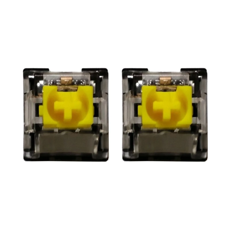 

2Pcs RGB Yellow Axis Switches for Razer Blackwidow V3 Pro Gaming Keyboards Cross Shaft Switch for Mechanical Keyboard