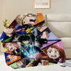 Flannel my comfort soft plush blanket for sofa living room a-academia office h-hero bed anime travel gift single-sided printed 4