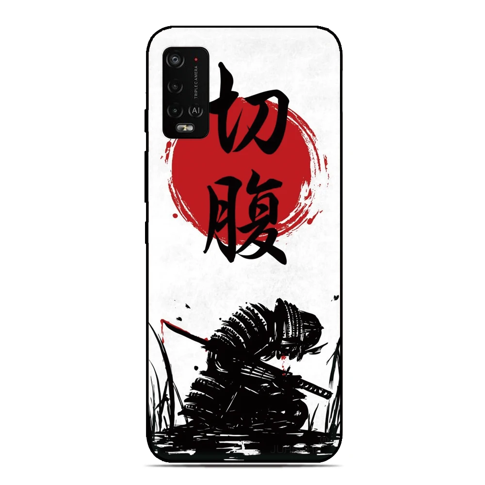 Japan Samurai Design Soft Phone Case Back Cover