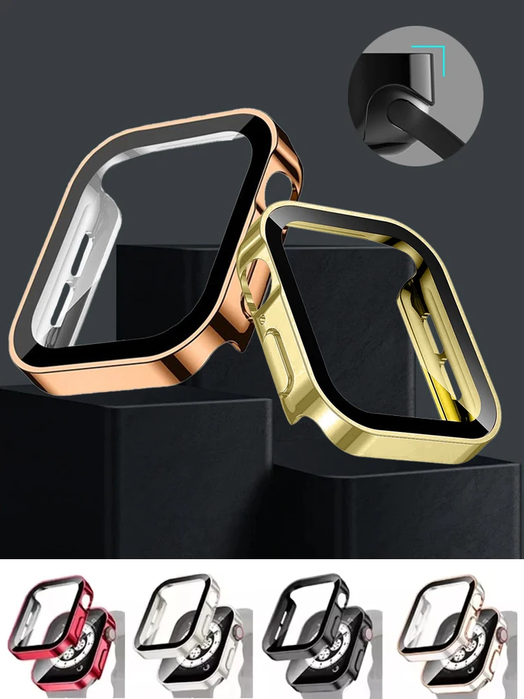 Premium Glass Screen Protector Case for Smartwatch Display Protection