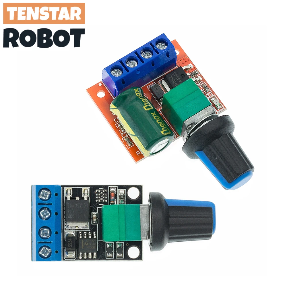 4 pz Mini Regolatore Di Velocità PWM Motore A CC, DC 5V-35V 5A